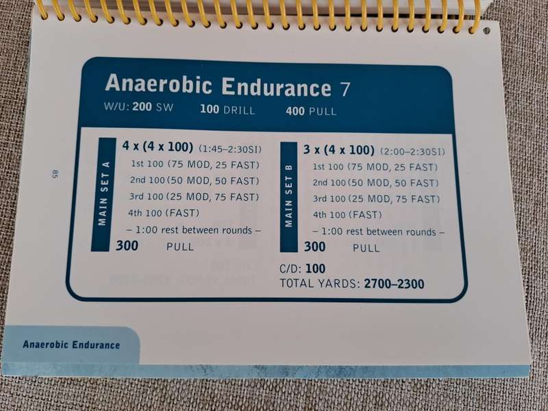Workouts - in a binder - swim workouts for Triathletes - Gale Bernhardt and Nick Hansen