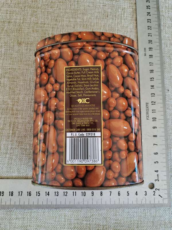 Chocoholics Mixed Nuts Collectors Tin