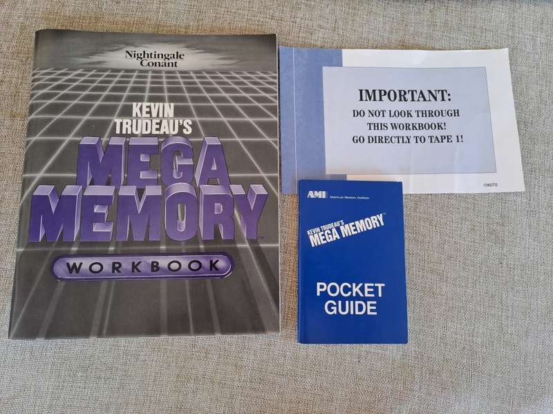 KEVIN TRUDEAU`S MEGA MEMORY (AUDIO CASSETTES) 8 CASSETTES