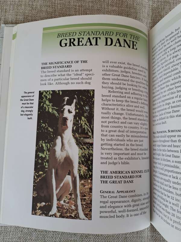 Great Dane - a Kennel Club Book- a comprehensive guide to owning and caring for your dog