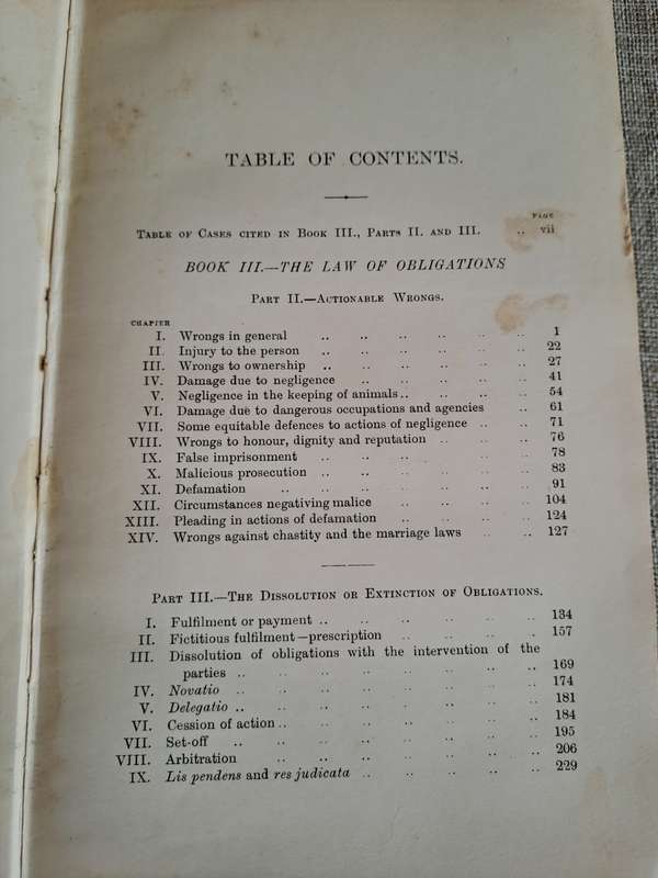 The Institutes of Cape Law -  The Colony of the Cape of Good Hope - 1917