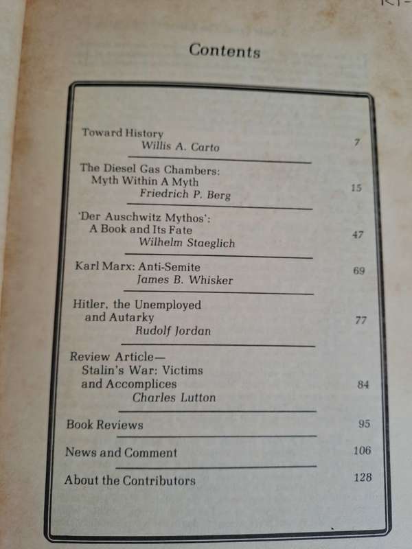 The Journal of Historical Review - Vol 5 Number 1 - Spring 1984