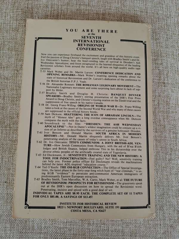 The Journal of Historical Review - Vol 7 Number 1 - Spring 1986