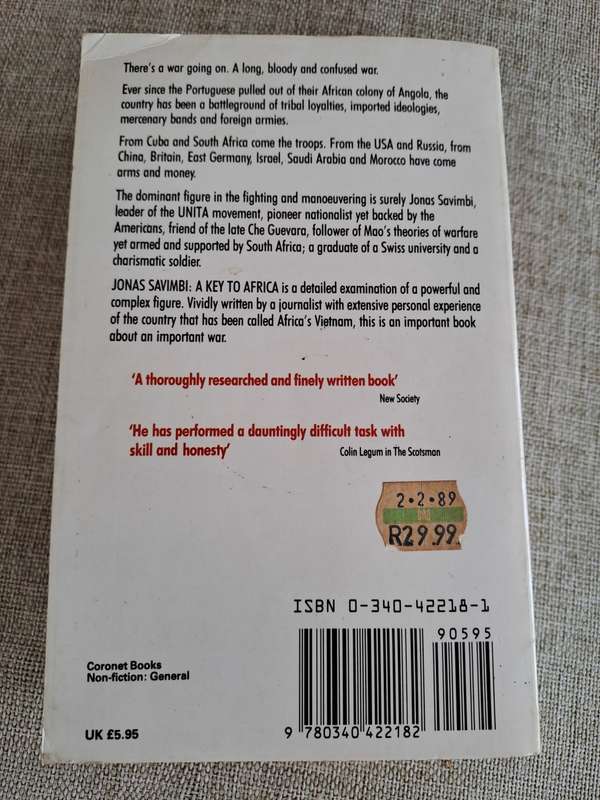 Jonas Savimbi: A Key to Africa - Fred Bridgland (Paperback)