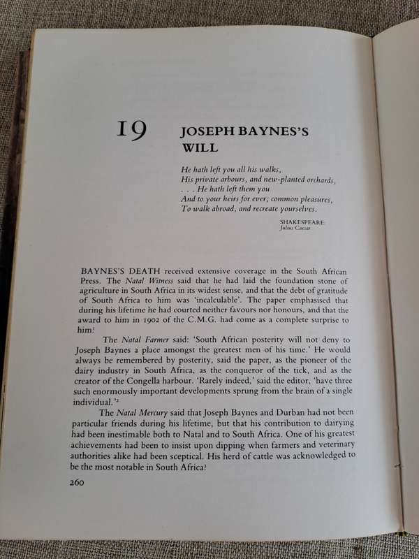 Joseph Baynes Pioneer - R.O. Pearse