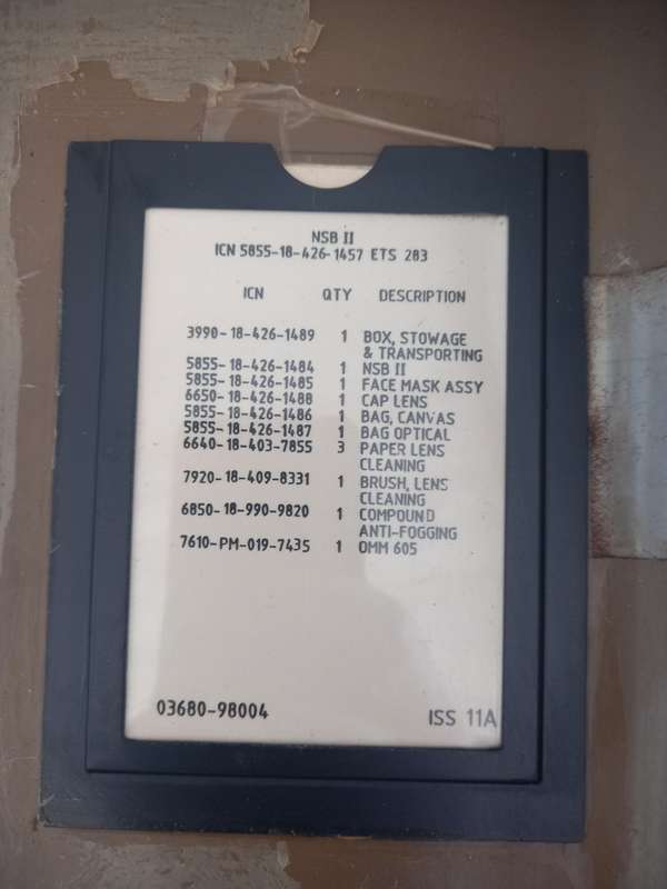 SADF Image Intensifier / Night Vision case