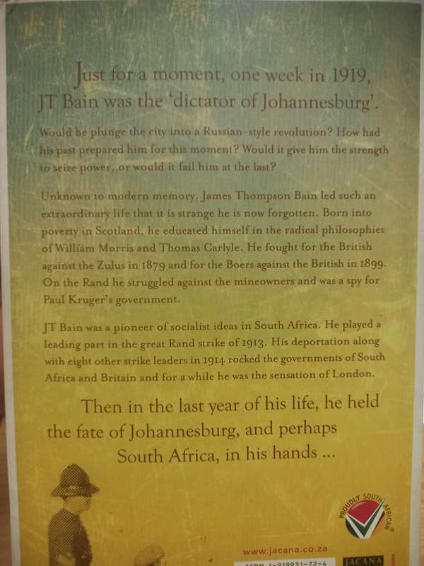 The Notorious Syndicalist - a Scottish Rebel in Colonial South Africa