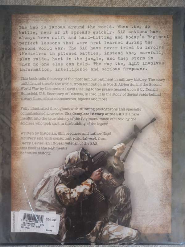 The Complete History of the SAS - the story of the worlds most feared special forces - Nigel McCrery