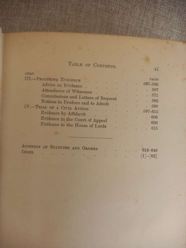 Powell`s Principles and Practice of the Law of Evidence - 10th edition - William Blake Odgers - 1921