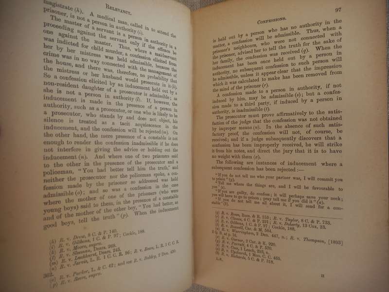 Powell`s Principles and Practice of the Law of Evidence - 10th edition - William Blake Odgers - 1921