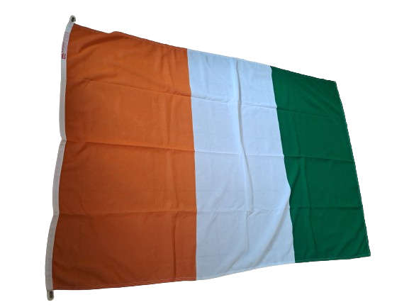 Ivory Coast National Flag 1.8 x 1.2 metres (tears on green section)