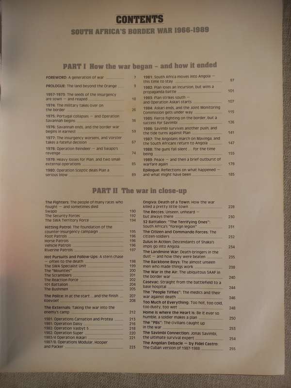 South Africa`s Border War, 1966-1989, Willem Steenkamp, 1989