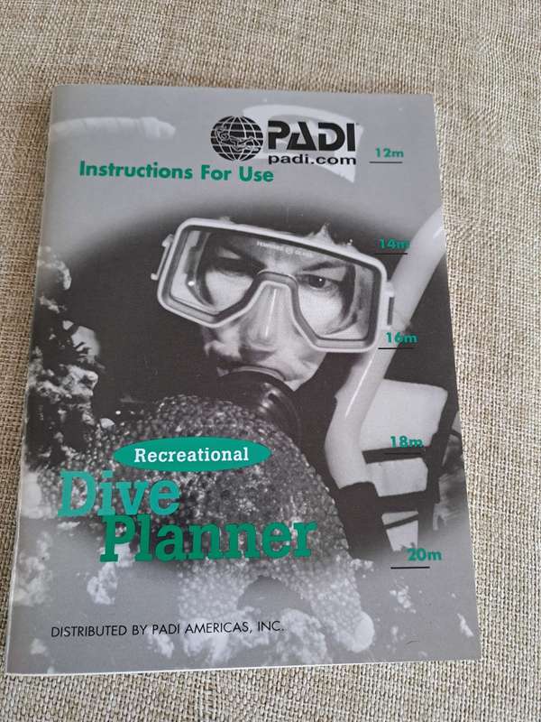 Padi - Recreational Dive Planner with Card