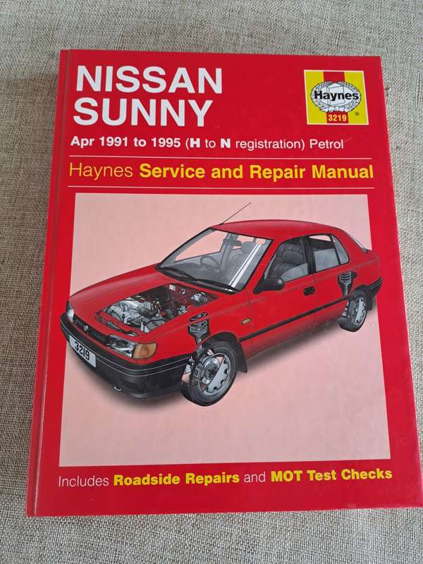 Nissan Sunny Service and Repair Manual April 1991 to 1995 - Haynes
