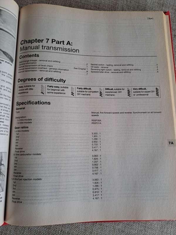 Nissan Sunny Service and Repair Manual April 1991 to 1995 - Haynes