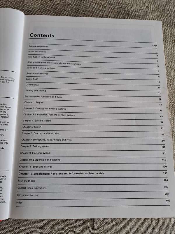 Alfa Romeo Alfasud / Sprint 1974 to 1988 Owners Workshop Manual - Haynes