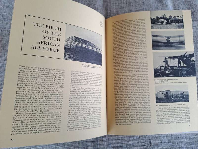 S.A. Air Force Golden Jubilee Souvenir Book - Per aspera ad astra 1920 - 1970