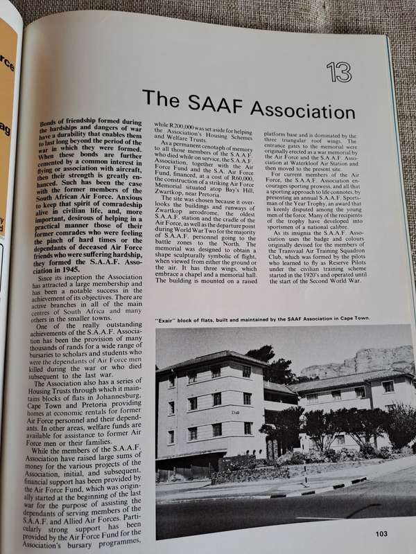 S.A. Air Force Golden Jubilee Souvenir Book - Per aspera ad astra 1920 - 1970