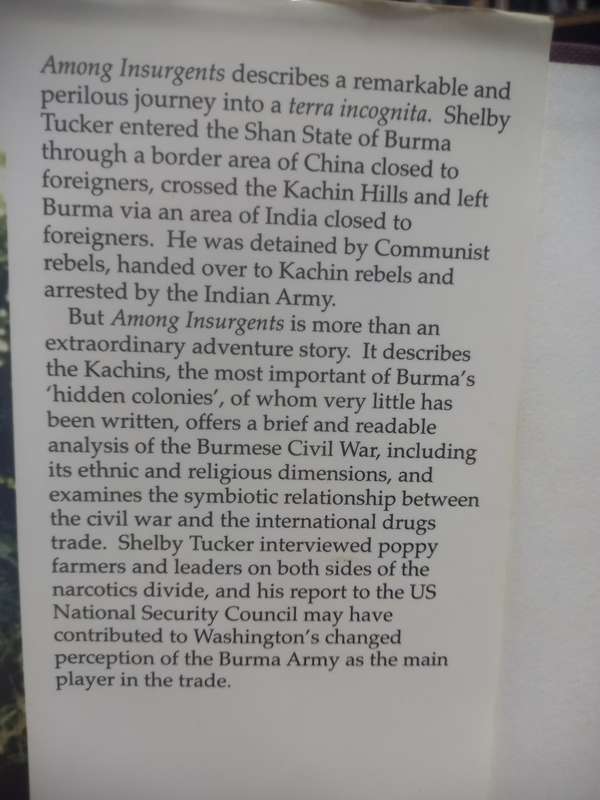 Among Insurgents: Walking Through Burma - Shelby Tucker