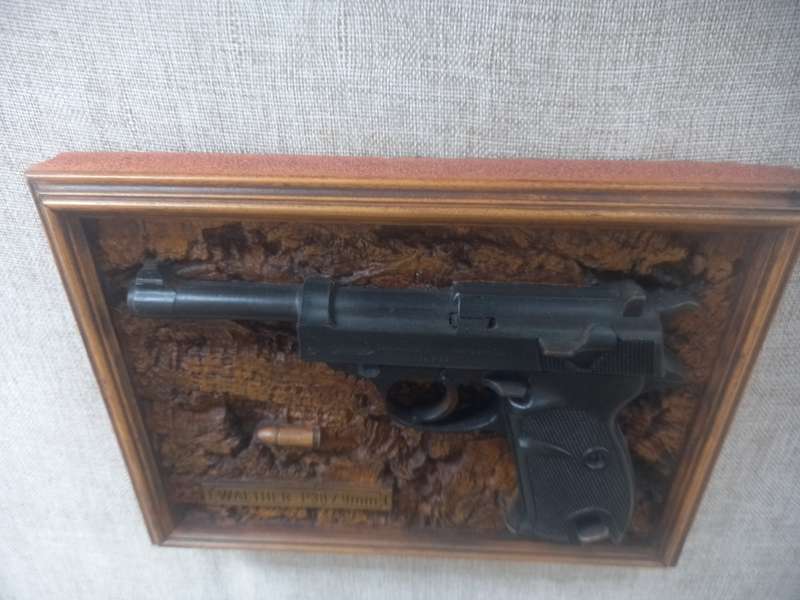 Walther P38 foam display piece