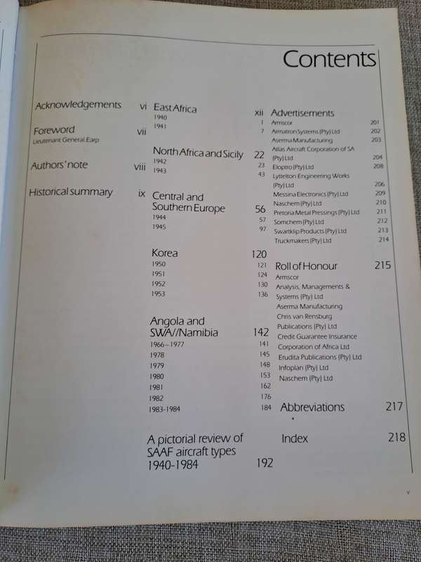 The SAAF at War 1940 - 1984