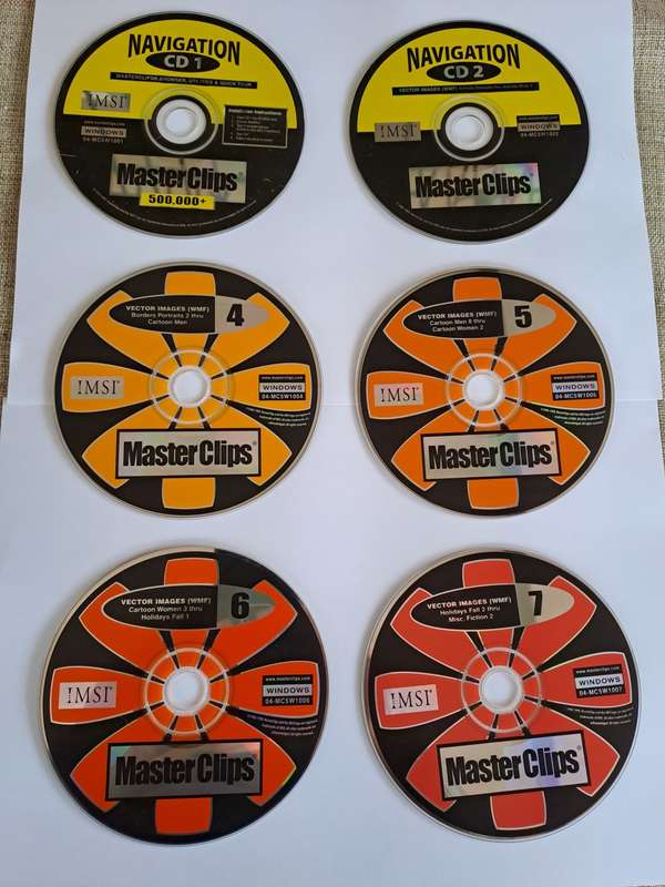 Masterclips (27 CDs) IMSI MasterClips Premium Images for Windows (clip art)
