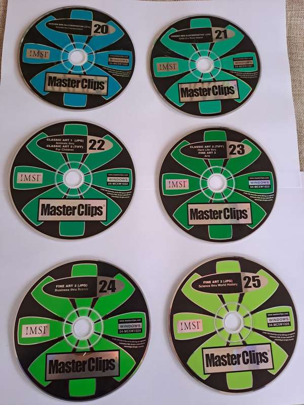 Masterclips (27 CDs) IMSI MasterClips Premium Images for Windows (clip art)