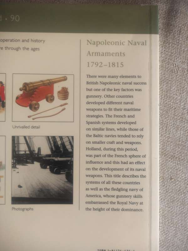 Napoleonic Naval Armaments 1792 - 1815 - Osprey Publishing