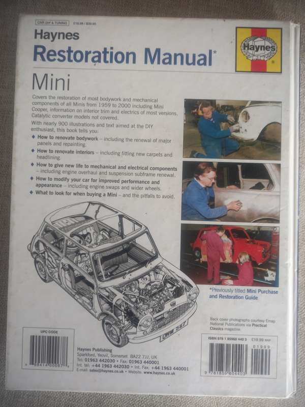 Mini Restoration Manual - Haynes
