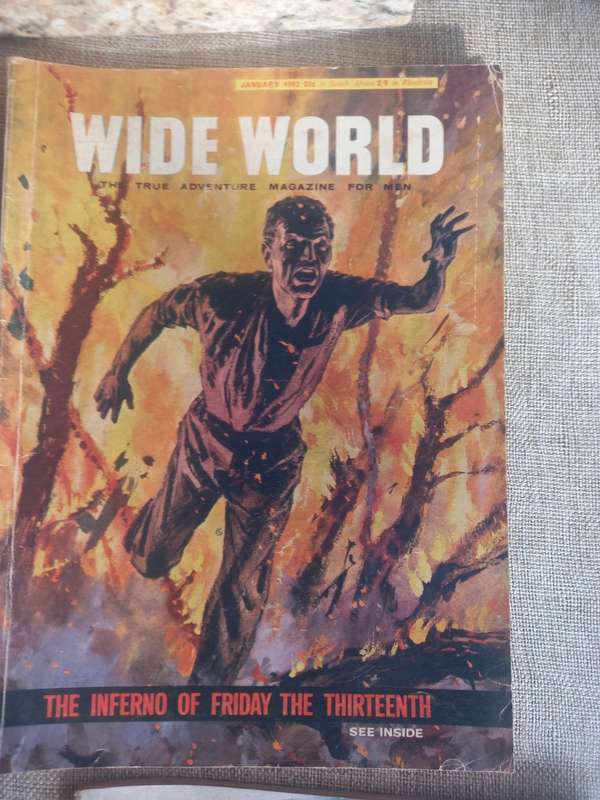 Wide World - the True Adventure Magazine for Men x 8 - 1961, 1962, 1963, 1964