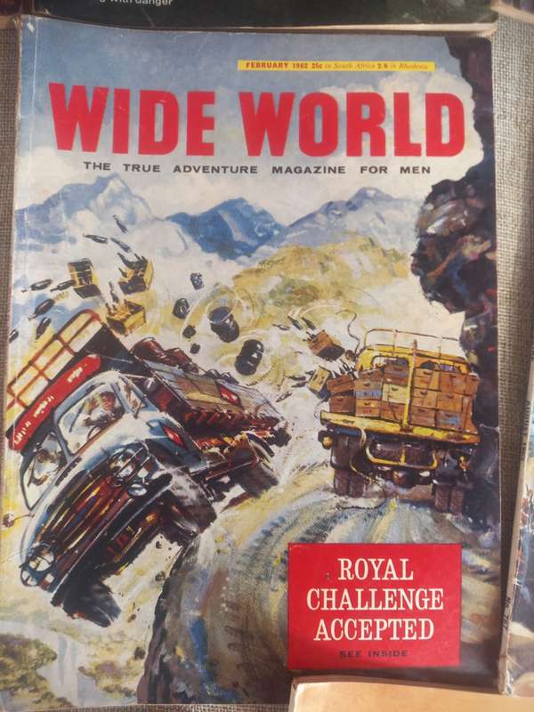 Wide World - the True Adventure Magazine for Men x 8 - 1961, 1962, 1963, 1964
