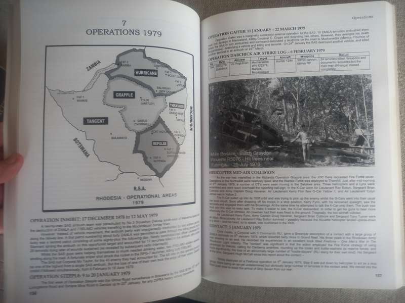 Rhodesian Air Force Operations with Airstrike Log by Prop Geldenhuys