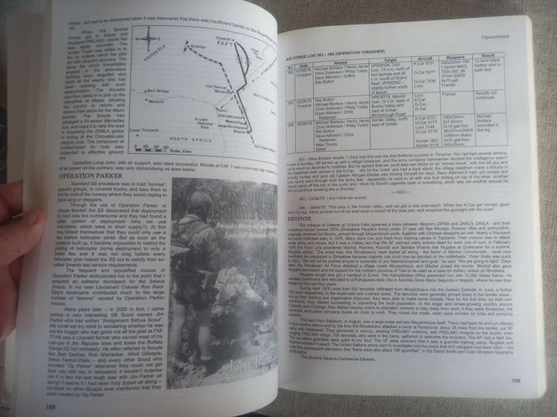 Rhodesian Air Force Operations with Airstrike Log by Prop Geldenhuys
