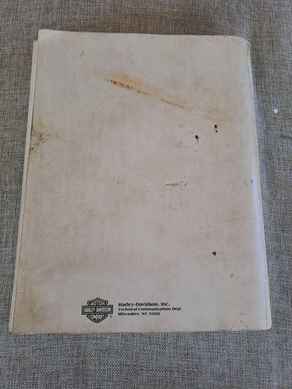 Harley-Davidson Service Manual 1991 and 1992 Softail Models