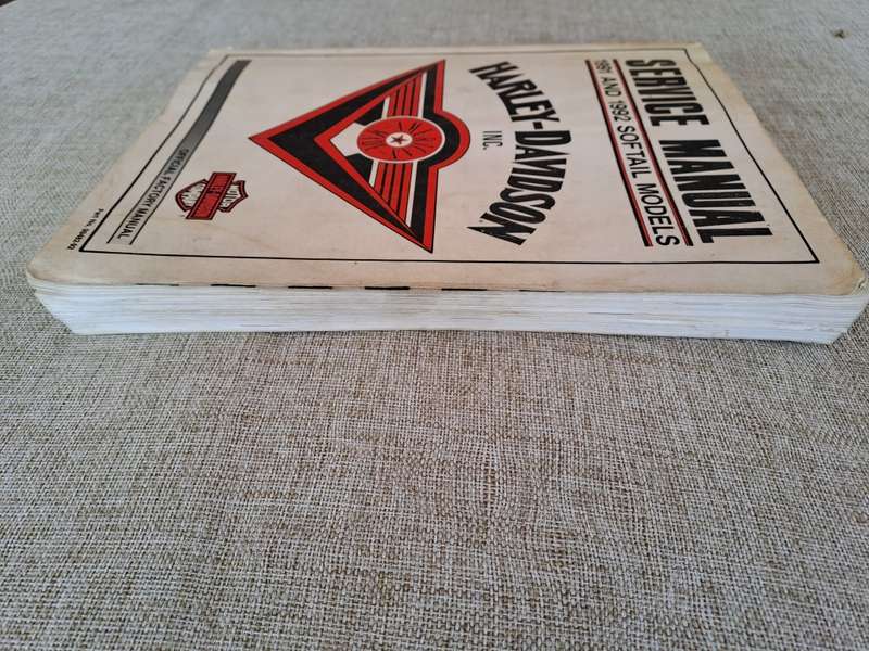 Harley-Davidson Service Manual 1991 and 1992 Softail Models