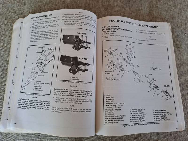 Harley-Davidson Service Manual 1991 and 1992 Softail Models