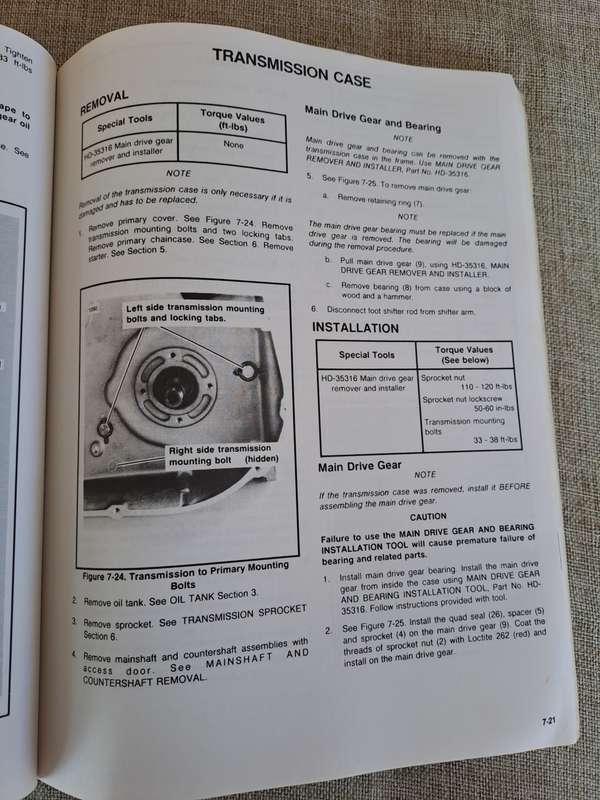 Harley-Davidson Service Manual 1991 and 1992 Softail Models