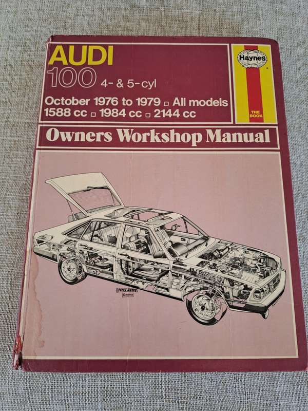 Audi 100 4- & 5-cyl October 1976 to 1979 Owners Workshop Manual