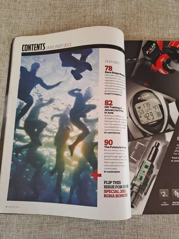 Triathlete Magazine January 2012