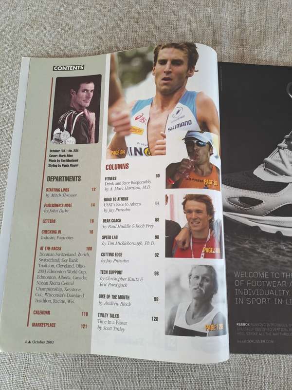 Triathlete Magazine October 2003 No 234