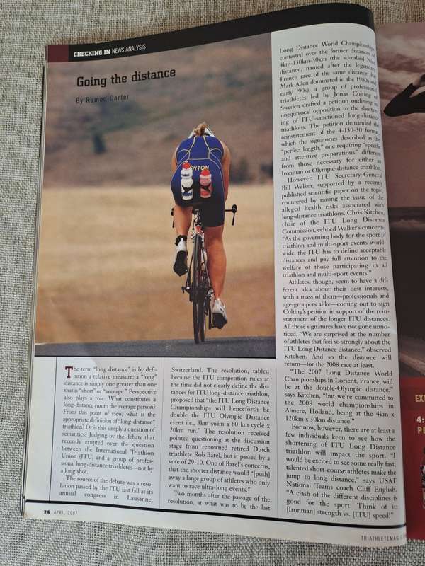 Triathlete Magazine April 2007 No 276