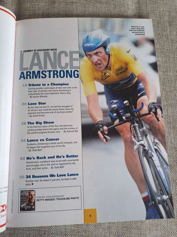 Bicycling South Africa Magazine - A Journey with Lance Armstrong