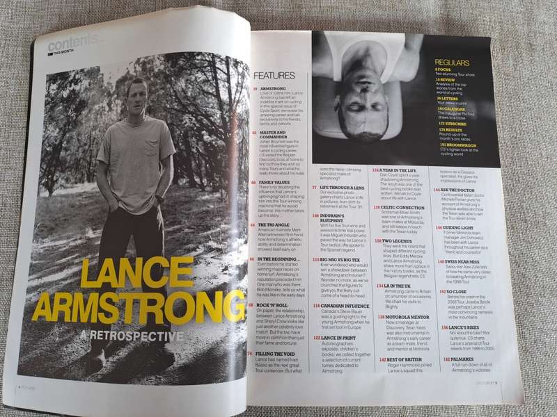 Cycle Sport Magazine October 2005 - Lance Armstrong Souvenir Issue