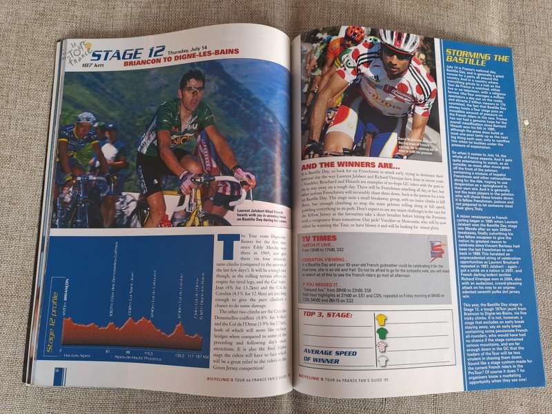Bicycling South Africa Magazine - Tour De France 2005 Ultimate Fan`s Guide