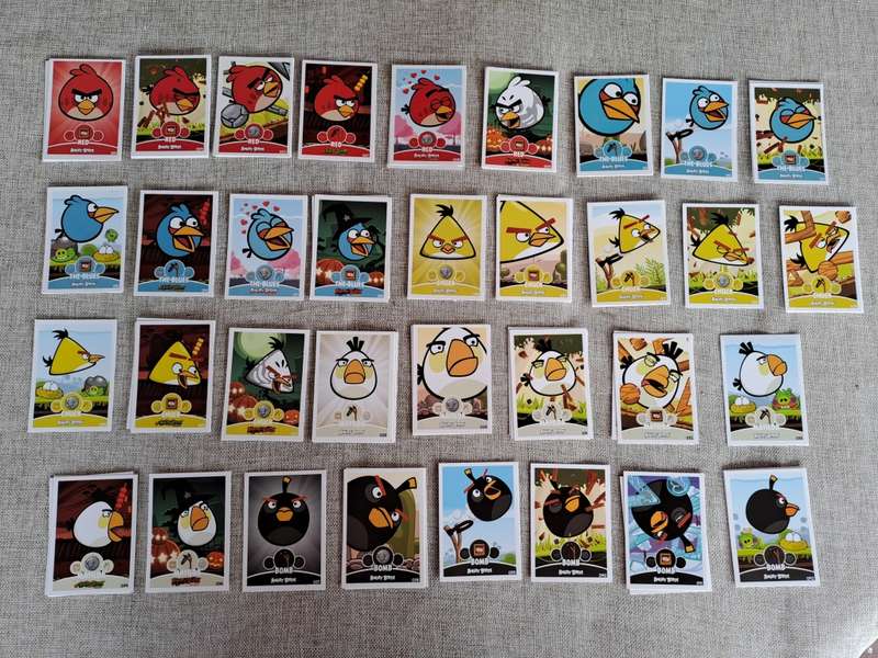 Angry Birds Collectors Cards