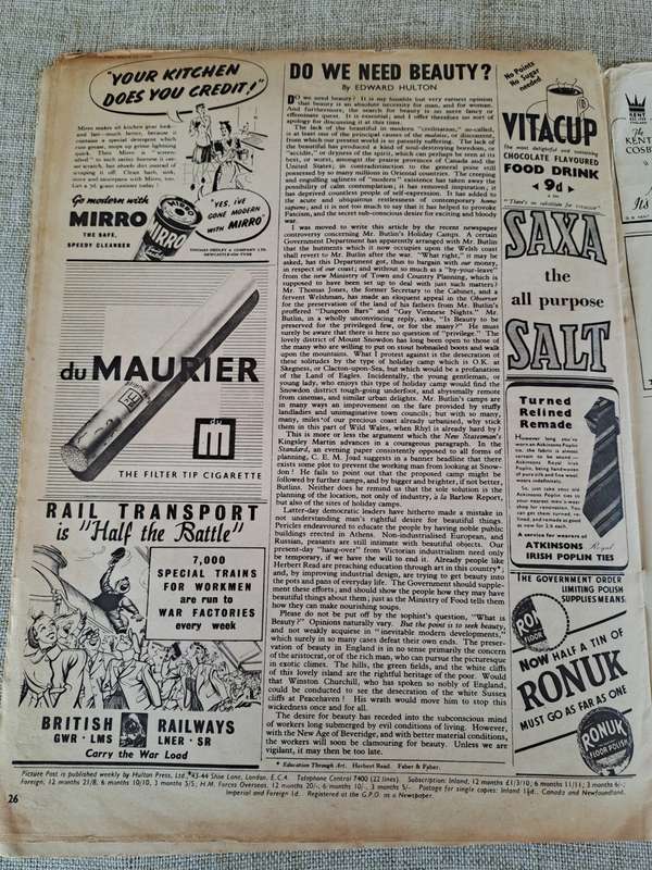 Picture Post Magazine Volume 22, Number 12, March 18, 1944