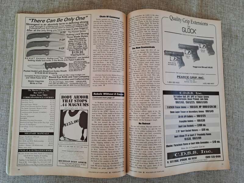 Soldier of Fortune February 1998 Vol. 23 No. 2