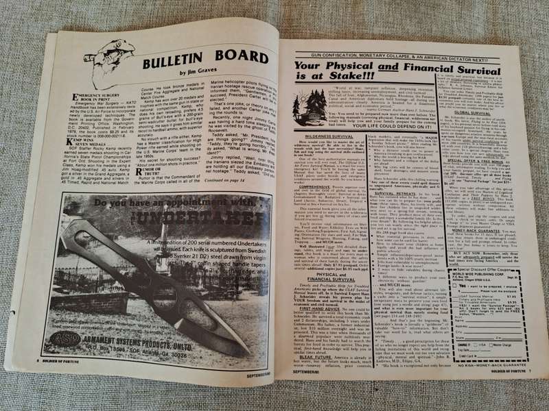 Soldier of Fortune September 1980