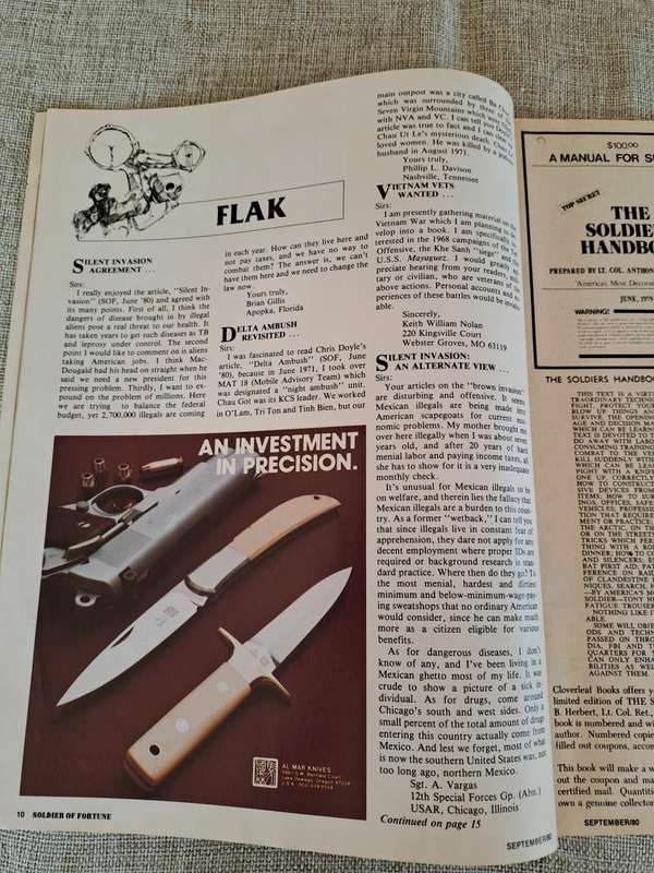 Soldier of Fortune September 1980