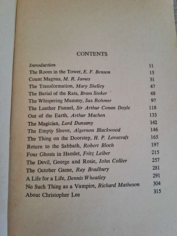 Christopher Lee`s New Chamber of Horrors (Proof Copy) - Edited by Peter Haining